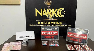 Kastamonu'da uyuşturucu madde ile yakalanan şahıs tutuklandı