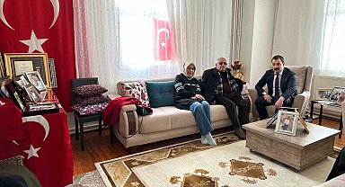 Kaymakam Akköz'den şehit ve gazi ailelerine anlamlı ziyaret