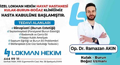 KBB Uzmanı Operatör Dr. Ramazan Akın Lokman Hekim Hayat Hastanesinde hizmete başladı