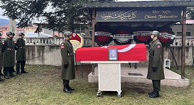Kıbrıs gazisi, törenle son yolculuğuna uğurlandı