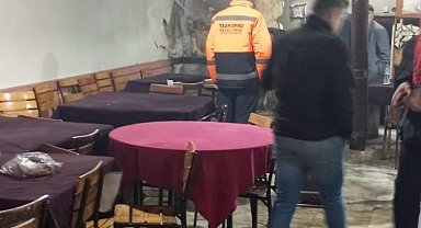 Kıraathanede çıkan yangın korkuttu