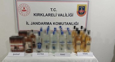 Kırklareli'nde kaçak içki ve uyuşturucu operasyonu: 6 gözaltı