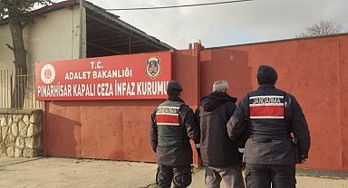 Kırklareli'nde kesinleşmiş hapis cezası bulunan hükümlü yakalandı