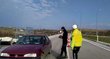 Kırklareli'nde trafik denetimi: 14 araç trafikten men edildi