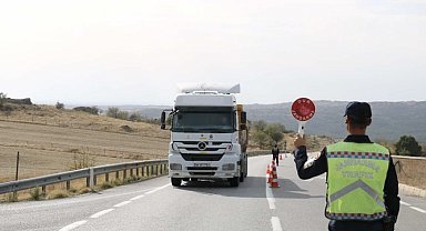 Kırklareli'nde trafik denetimi