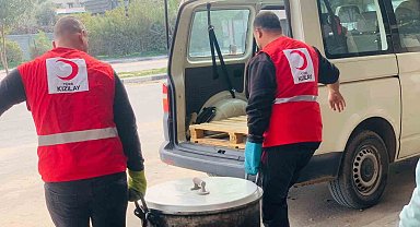 Kızılay'ın Gazze'deki yeni aşevi bin aileye sıcak yemek sağlıyor