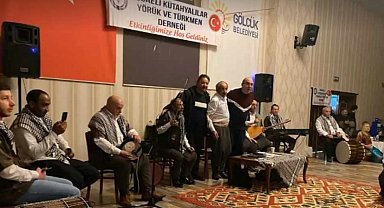 Kocaeli Kütahyalılar Yörük ve Türkmen Derneğinden sıra gecesi