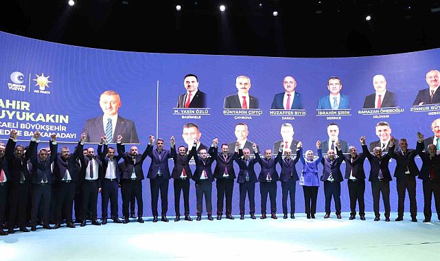 Kocaeli'nin AK Parti belediye başkan adayları tanıtıldı