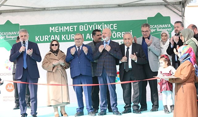 Kocasinan'da Kayabaşı Mehmet Büyükince Kur'an Kursu açıldı