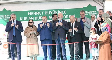 Kocasinan'da Kayabaşı Mehmet Büyükince Kur'an Kursu açıldı