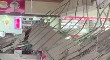 Köfteci Yusuf'taki tavan çökme olayının yeni görüntüleri ortaya çıktı