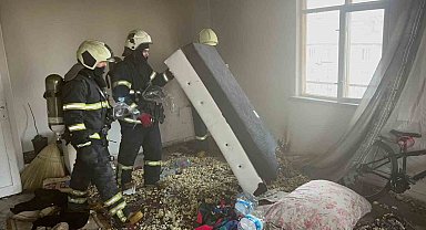 Koltuğa düşen sigara izmariti yangına neden oldu