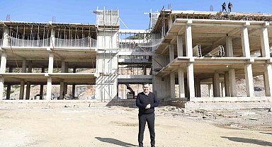 Konaklı spor kompleksi yükseliyor