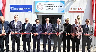 Konya OSB tarafından İskenderun'a kazandırılan ilkokulun açılışı yapıldı