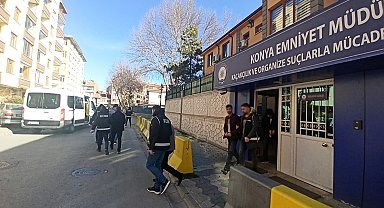 Konya'da aranması bulunan 77 şahıs yakalandı