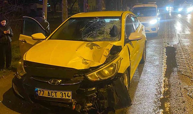Konya'da otomobilin çarpığı yaya yaralandı