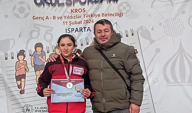 Körfezli Melek, kros şampiyonasında Türkiye 2'ncisi oldu