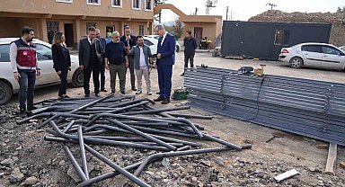 Kozan canlı hayvan pazarı yapımı devam ediyor