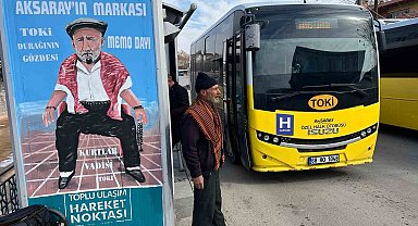 Kurt gibi uluyup otobüs seferlerini yönlendiriyor