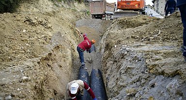 Kuşadası Belediyesi altyapı çalışmalarına devam ediyor
