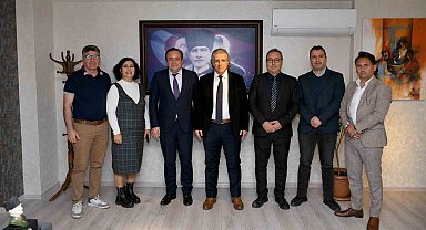 Kuşadası Belediyesi Kaymakam Keklik'i ağırladı