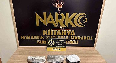 Kütahya'da durdurulan araçta uyuşturucu ele geçirildi