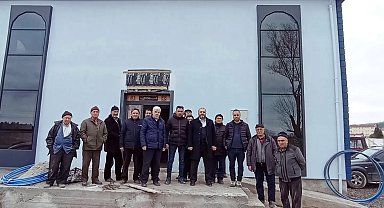 Kütahya'da Safa Merve Camii inşaatı sürüyor