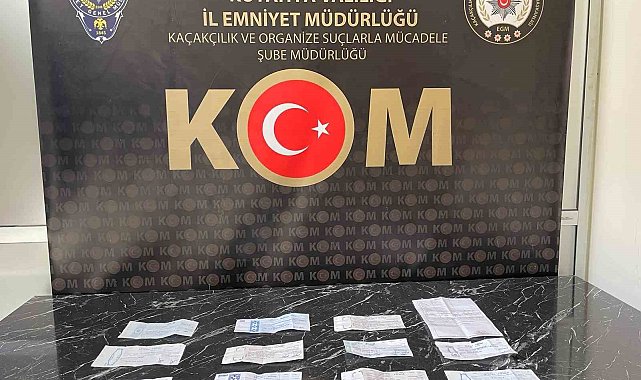 Kütahya'da tefeci operasyonu: 9 gözaltı