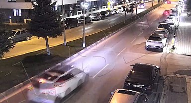 Kütahya'da trafik kazaları saniye saniye kaydedildi