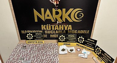 Kütahya'da uyuşturucu operasyonu: 3 gözaltı