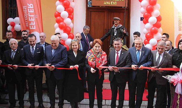 Kuvayi Milliye Anı Evi'nin açılışını İYİ Parti Genel Başkanı Akşener yaptı