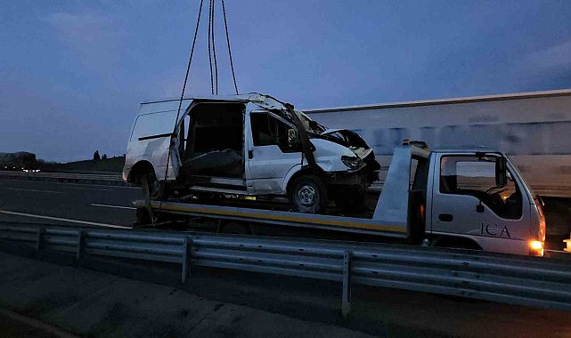Kuzey Marmara Otoyolu'nda kaza: 1 yaralı