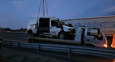 Kuzey Marmara Otoyolu'nda kaza: 1 yaralı