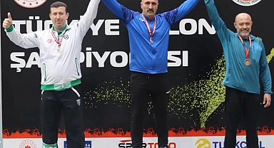 Lüleburgazlı sporcu gülle atmada Türkiye şampiyonu oldu