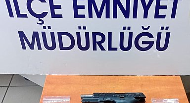 Maça silah ve uyuşturucu ile girmeye çalışan genç yakalandı
