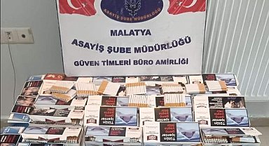 Malatya'da 120 bin adet kaçak sigara ele geçirildi