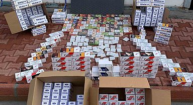Malatya'da 778 bin adet kaçak makaron ele geçirildi