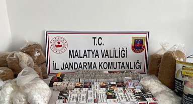 Malatya'da jandarmadan kaçak tütün operasyonu