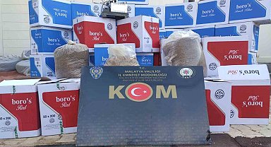 Malatya'da kaçakçılık operasyonu