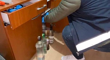Maltepe'de alt katında sahte içki üretilen tekel bayisine operasyon