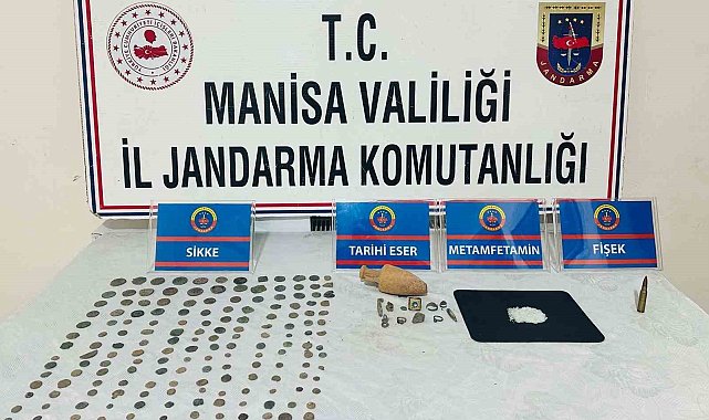 Manisa'da 168 sikke ele geçirildi