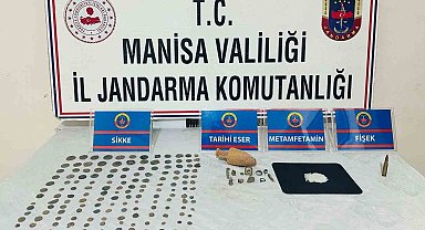 Manisa'da 168 sikke ele geçirildi
