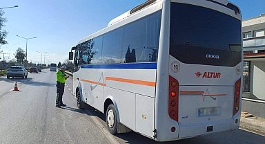 Manisa'da işçi servisleri denetlendi