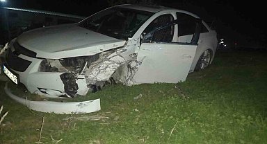 Manisa'da otomobil ve minibüs çarpıştı: 5 yaralı