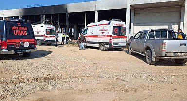 Manisa'da yangın sırasında göçük altında kalan 2 işçi hayatını kaybetti