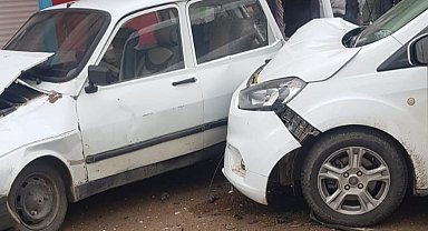 Mardin'de 7 aracın karıştığı kazada 1 kişi yaralandı