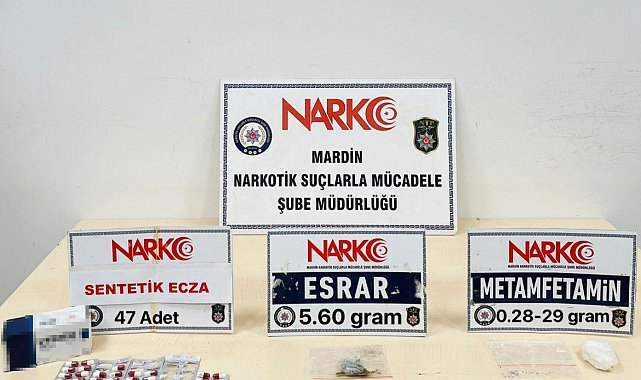 Mardin'de aracında ve evinde uyuşturucu bulunan şüpheli tutuklandı