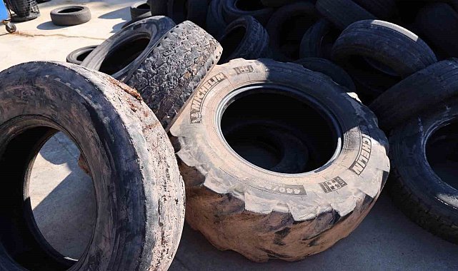 Marmaris'te 45 bin araç lastiği çöp olmaktan kurtuldu