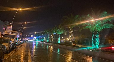 Marmaris'te gök gürültülü sağanak yağışlar başladı