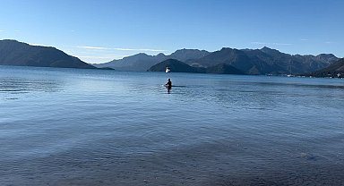 Marmaris'te Şubat ayında deniz keyfi